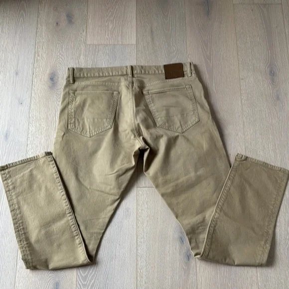 Tom Ford Tan Straight-Leg Slim Jeans